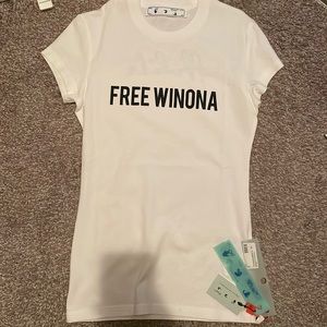 Brand new off white shirt xs new with tags never worn